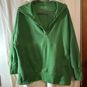 Seven Rock Life green hoodie. Size large